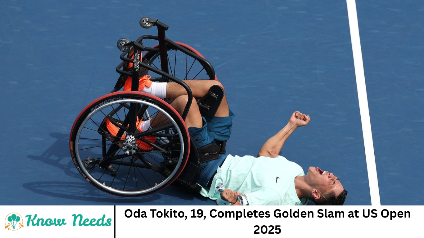 Oda Tokito, 19, Completes Golden Slam at US Open 2025