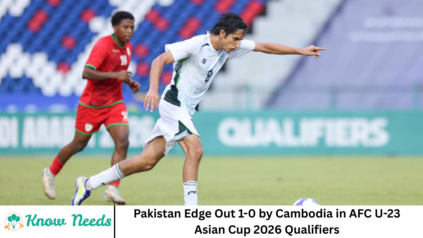 Pakistan Edge Out 1-0 by Cambodia in AFC U-23 Asian Cup 2026 Qualifiers